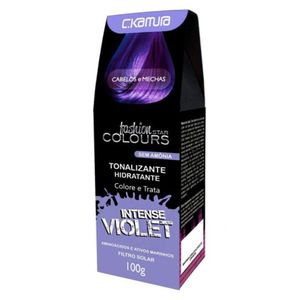 Tonalizante Capilar Hidratante C.Kamura Fashion Star Colors Intense Violet 100g