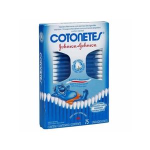 Hastes Flexíveis Johnson & Johnson Cotonete 75 Unidades