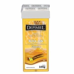Cera Depilatória Corporal Depimiel Roll-On Clássica 100g