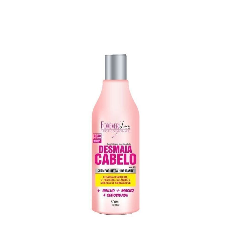 -shampoo-forever-liss-desmaia-cabelo-ultra-hidratante-500ml