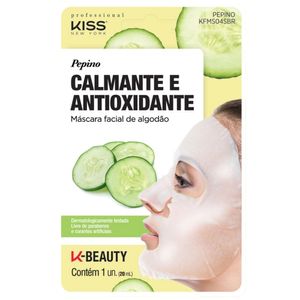 Máscara Facial Calmante e Antioxidante Kiss New York Pepino 20ml