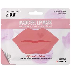 Máscara em Gel Para Lábios Kiss New York Magic Rosa Mosqueta 7g