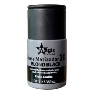 Matizador Capilar Magic Color 3D Blond Black Efeito Grafite 100ml