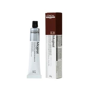 Coloração L'Oréal Professionnel Majirel 8.34 Louro Claro Dourado Acobreado 50g