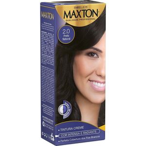 Tinta de Cabelo Maxton Kit Econômico 2.0 Preto Natural