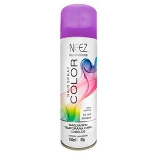 Maquiagem Temporária Para Cabelos Neez Hair Spray Color Violet 150ml