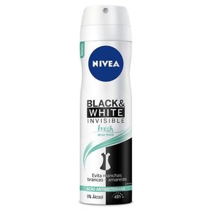Desodorante Nivea Black & White Invisible Fresh Erva-Doce Aerosol 150ml