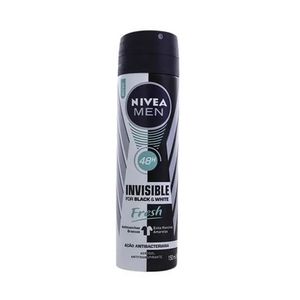 Desodorante Masculino Nivea Men Invisible Black & White Fresh Aerosol 150ml