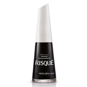 Esmalte Cremoso Risqué Preto Sépia 8ml