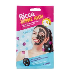 Máscara Facial Borbulhante Ricca Bubble Help! Cítrico 10g