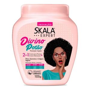 Creme Para Tratamento Capilar Skala Divino Potão 2em1 Transição Capilar 1Kg