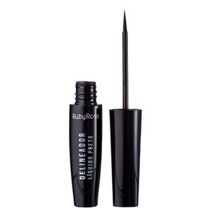 Delineador Líquido Para os Olhos Ruby Rose Preto HB8406