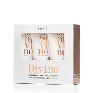 Tratamento Antifrizz Braé Travel Size Divine Kit 3 Produtos