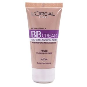 BB Cream L'Oréal Paris Milagroso 5em1 FPS 20 Média 30ml