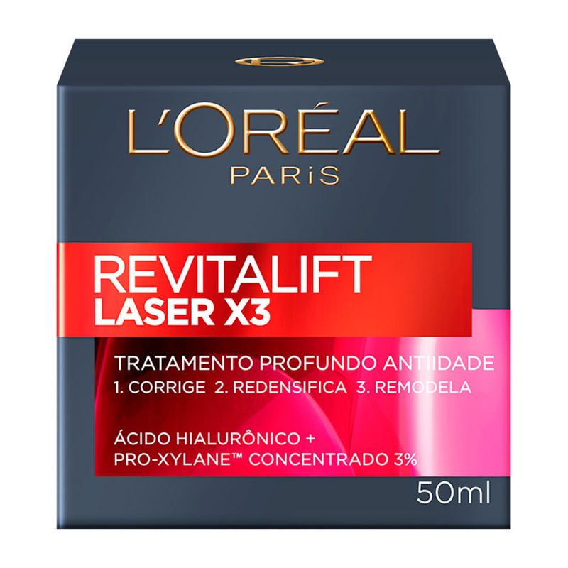 creme-facial-para-rugas-e-anti-idade-l-oreal-paris-revitalift-laser-x3-50ml
