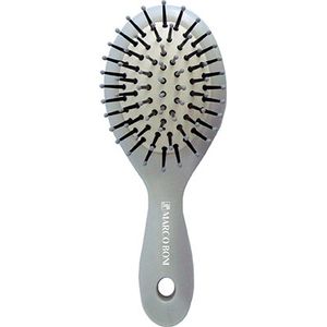 Escova Mini Oval Para Cabelo Marco Boni Pop Pocket Almofadada 7920BW