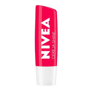 Protetor Labial Nivea Shine Hidratação Profunda Com Cor Cereja 4,8g