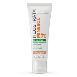Protetor Solar NeoStrata Minesol Oil Control PFS 70 Pele Morena Com Cor 40g