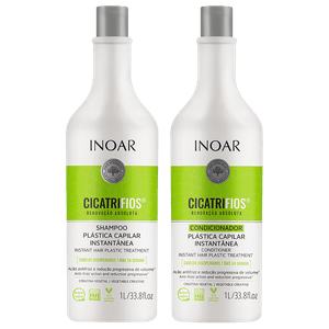 Shampoo + Condicionador Renovação Absoluta Inoar Cicatrifios Kit Com 2 Produtos de 1L