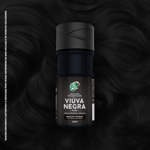 Máscara Capilar Kamaleão Colorido Viúva Negra Preto 150ml
