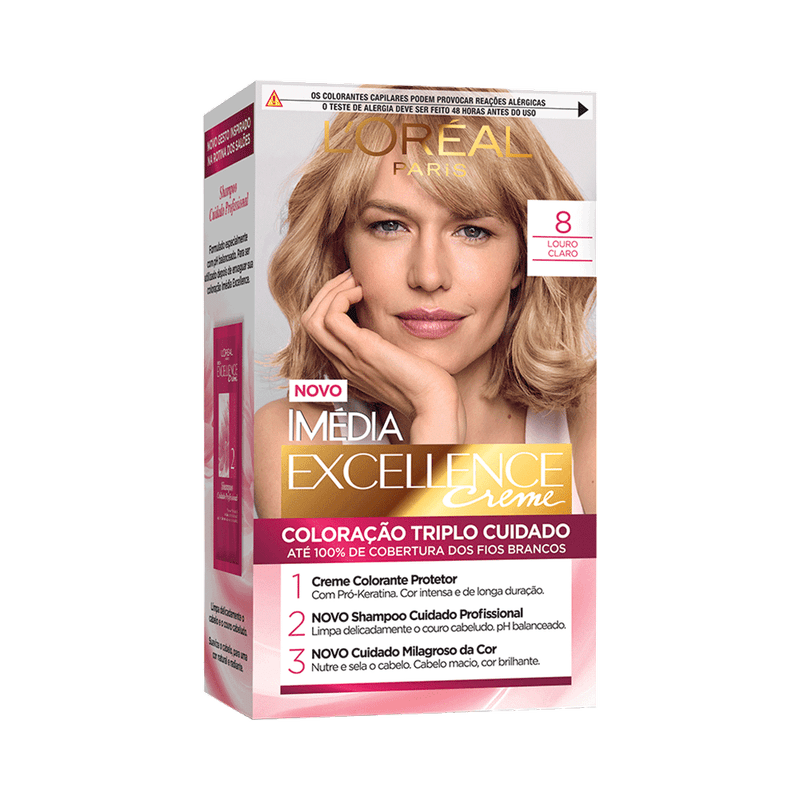 -coloracao-imedia-excellence-l-oreal-paris-creme-8-louro-claro