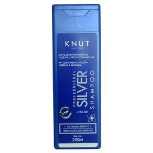 Shampoo Silver Matizador Capilar Knut Hair Care Platinado Perfeito 250g