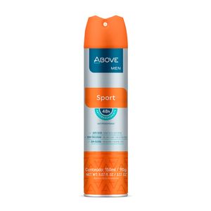 Desodorante Masculino Above Aerossol Antitranspirante Sport 150ml