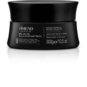 Máscara Capilar Amend Realce da Cor Preto Illuminated 300g