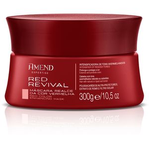 Máscara Capilar Realce da Cor Vermelha Amend Red Revival 300g