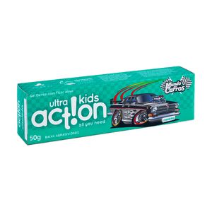 Gel Dental Boni Kids Ultra Action Mundo dos Carros Mentinha 50g