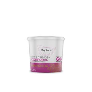 Cera Cremosa Depilatória Corporal Depilsam de Micro-Ondas Maracujá 100g