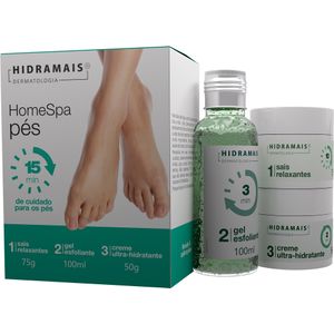 Kit Limpeza Profunda Para os Pés Hidramais Home Spa 3 Produtos