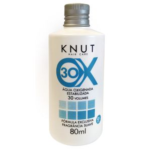 Água Oxigenada Estabilizada Cremosa Knut 30 Volumes 9% 80ml