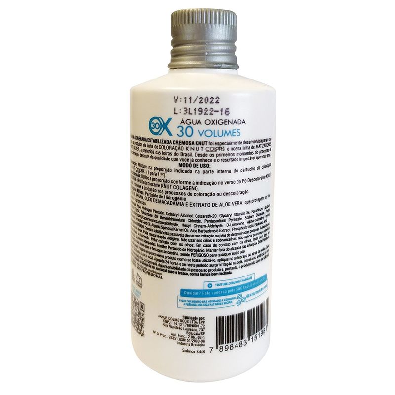 7898483151981-Agua-Oxigenada-Estabilizada-Cremosa-Knut-30-Volumes-9-80ml-1--2-