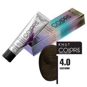 Coloração Knut Hair Care Colors 4.0 Castanho 50g
