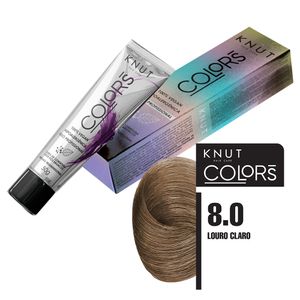 Coloração Knut Hair Care Colors 8.0 Louro Claro 50g