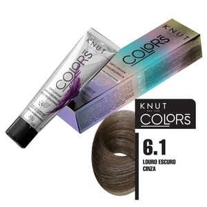 Coloração Knut Hair Care Colors 6.1 Louro Escuro Cinza 50g