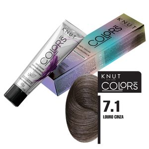 Coloração Knut Hair Care Colors 7.1 Louro Cinza 50g