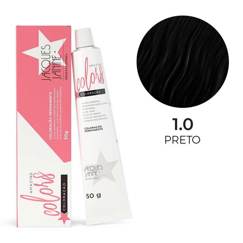 7908329700003-Coloracao-Jacques-Janine-Amazing-Colors-1.0--Preto--50g
