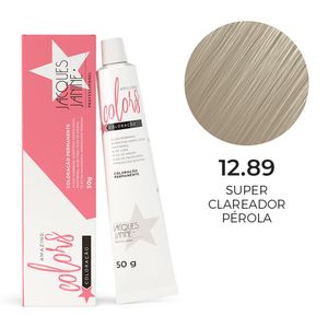 Coloração Permanente Jacques Janine Amazing Colors 12.89 Super Clareador Pérola 50g