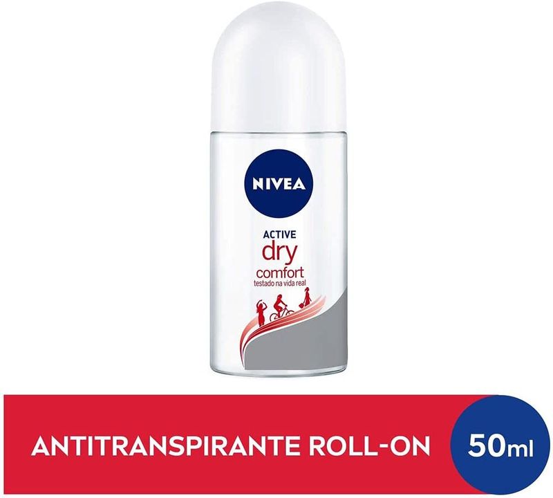 Nivea Dry Comfort - Desodorante Roll-on Feminino 50ml - Fitarvida