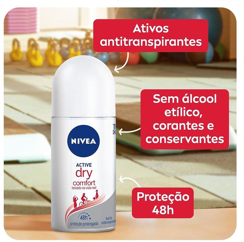 Desodorante Aerosol Nívea Feminino - NIVEA Dry Comfort - Época