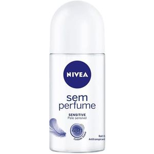 Desodorante Feminino Nivea Sensitive Sem Perfume Roll-On 50ml