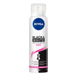Desodorante Feminino Nivea Invisible For Black & White Clear Aerosol 150ml