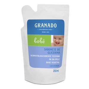 Refil Sabonete Líquido Para Bebê Granado Lavanda 250ml