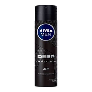 Desodorante Masculino Nivea Men Deep Carvão Ativado Aerossol 150ml