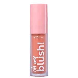 Blush Líquido Vizzela Oh My Blush Cor 02 Peach Glow 6ml