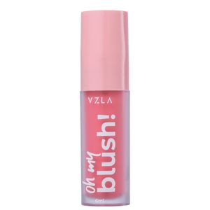 Blush Líquido Vizzela Oh My Blush Cor 03 Rouge Rose 6ml