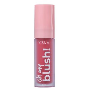 Blush Líquido Vizzela Oh My Blush Cor 04 Plum Red 6ml
