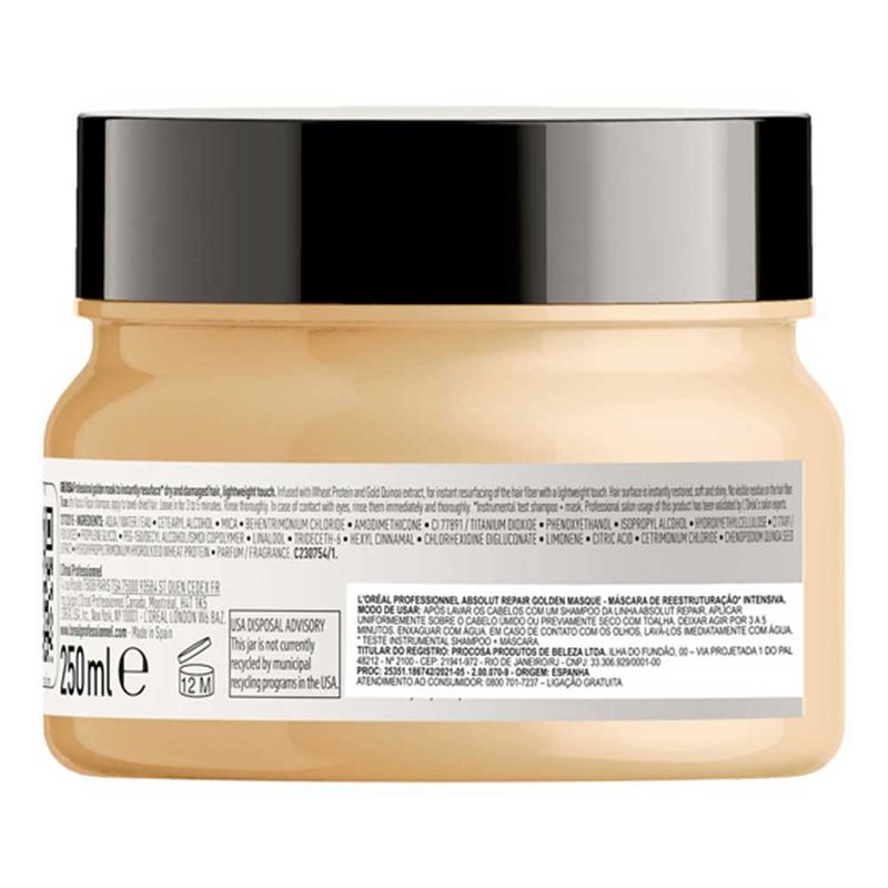 Mascara-Capilar-LOreal-Professionnel-Absolut-Repair-Gold-Quinoa-Protein-Light-250ml-2